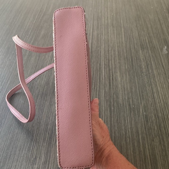 Kate Spade Pink and Silver Crossbody Bag with Glitter Finish - Picture 4 of 4